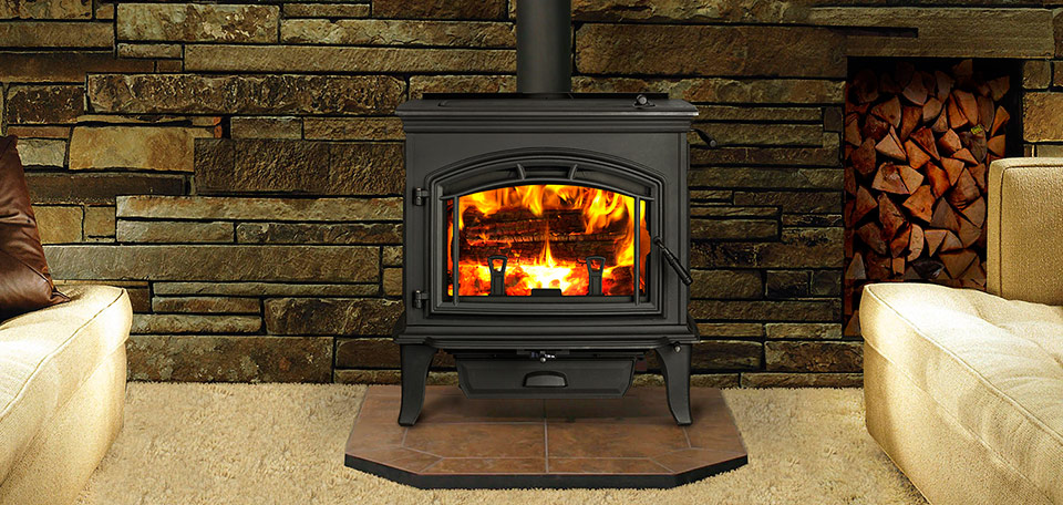 Quadra-Fire 4300 Step Top Wood Stove - Fireside Hearth & Home